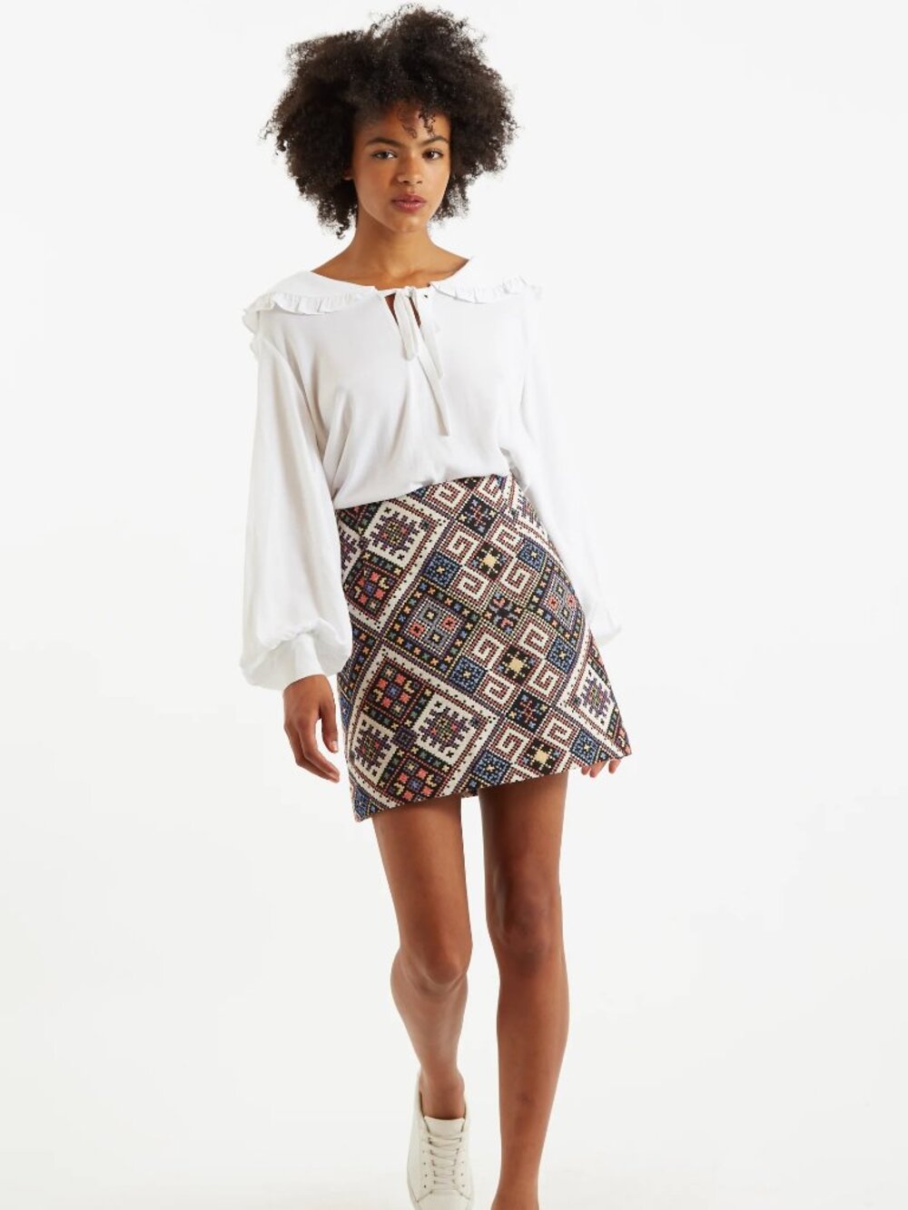 Geometric Patterned Skirt byTHML - Size M
